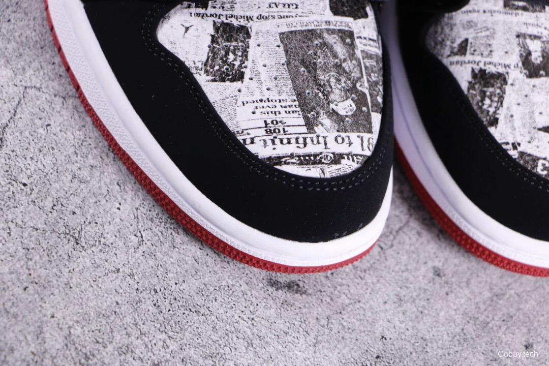 Air Jordan 1 Mid SE Newspaper