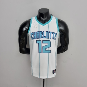 75th Anniversary Oubre #12 Charlotte Hornets White NBA Jersey