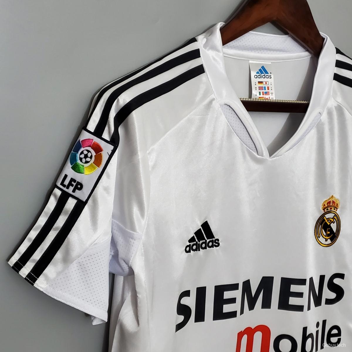 Retro 04/05 Real Madrid home Soccer Jersey