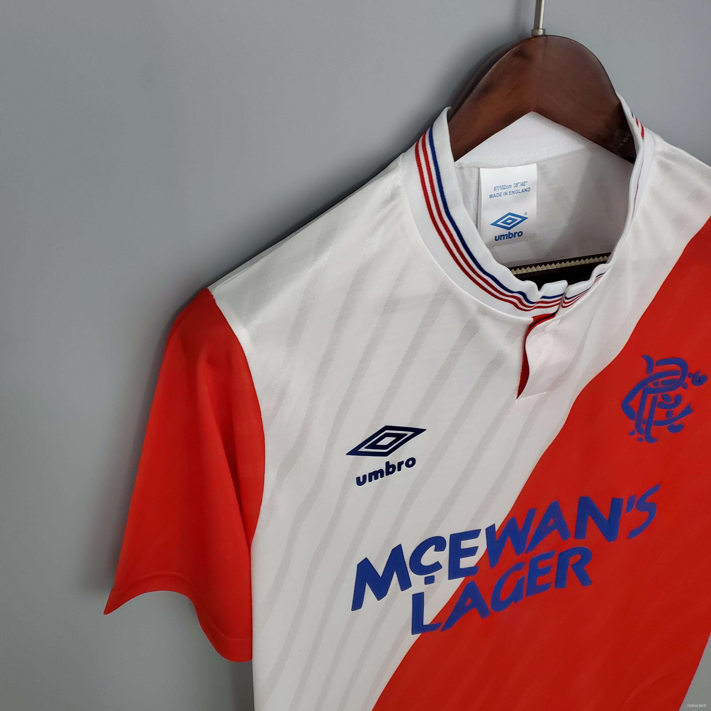 Retro  87/88 Ranger Away Jersey