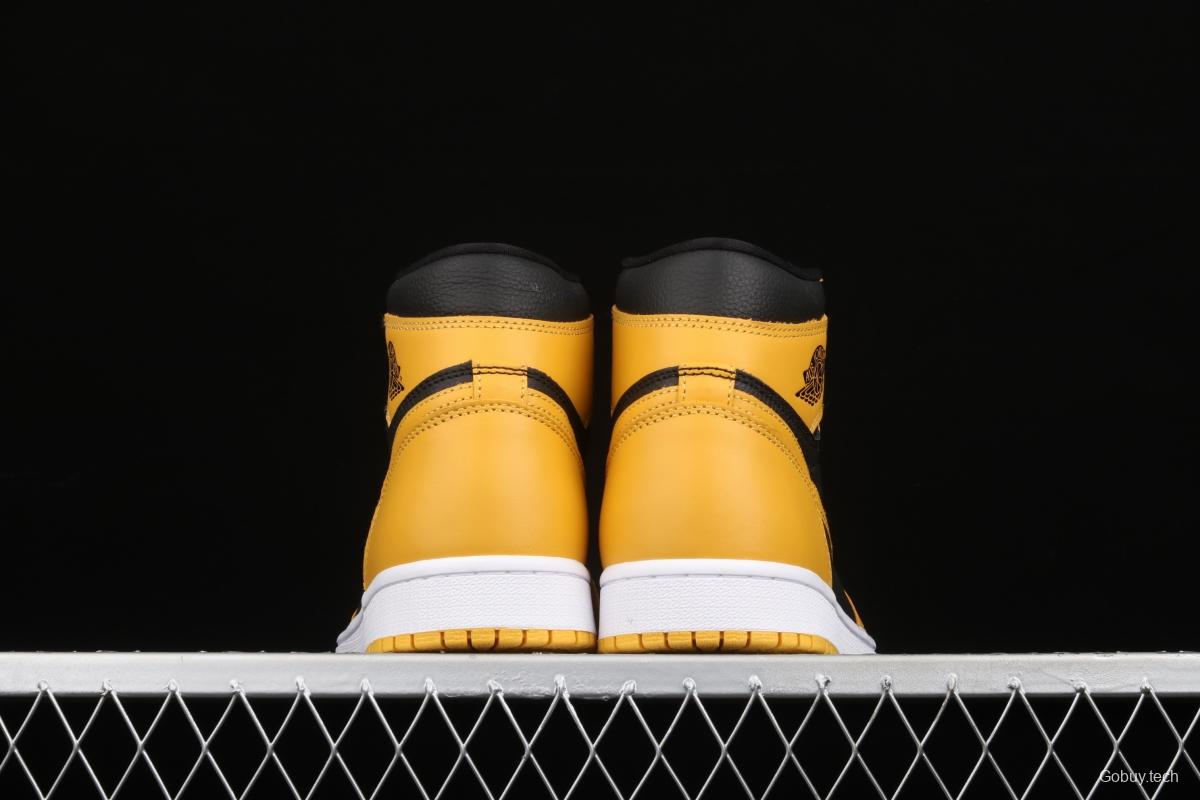 Air Jordan 1 High OG Pollen black and yellow 555088-701