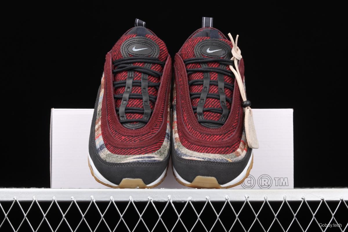 NIKE Air Max 97 brown color matching bullet air cushion running shoes DC3494-993