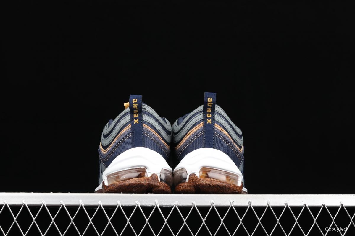 NIKE Air Max 97 SE bullet dark blue embroidered air cushion running shoes DC3986-300