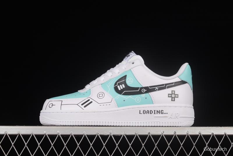 NIKE Air Force 1'07 Low PS5 Video Game Theme Low Top Sports Casual Sneakers DD8959-103