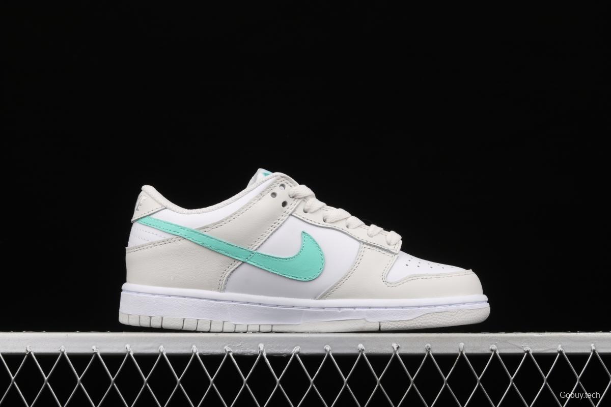 NIKE DUNK SB Low ivory splicing color matching sports skateboard shoes CW1590-101