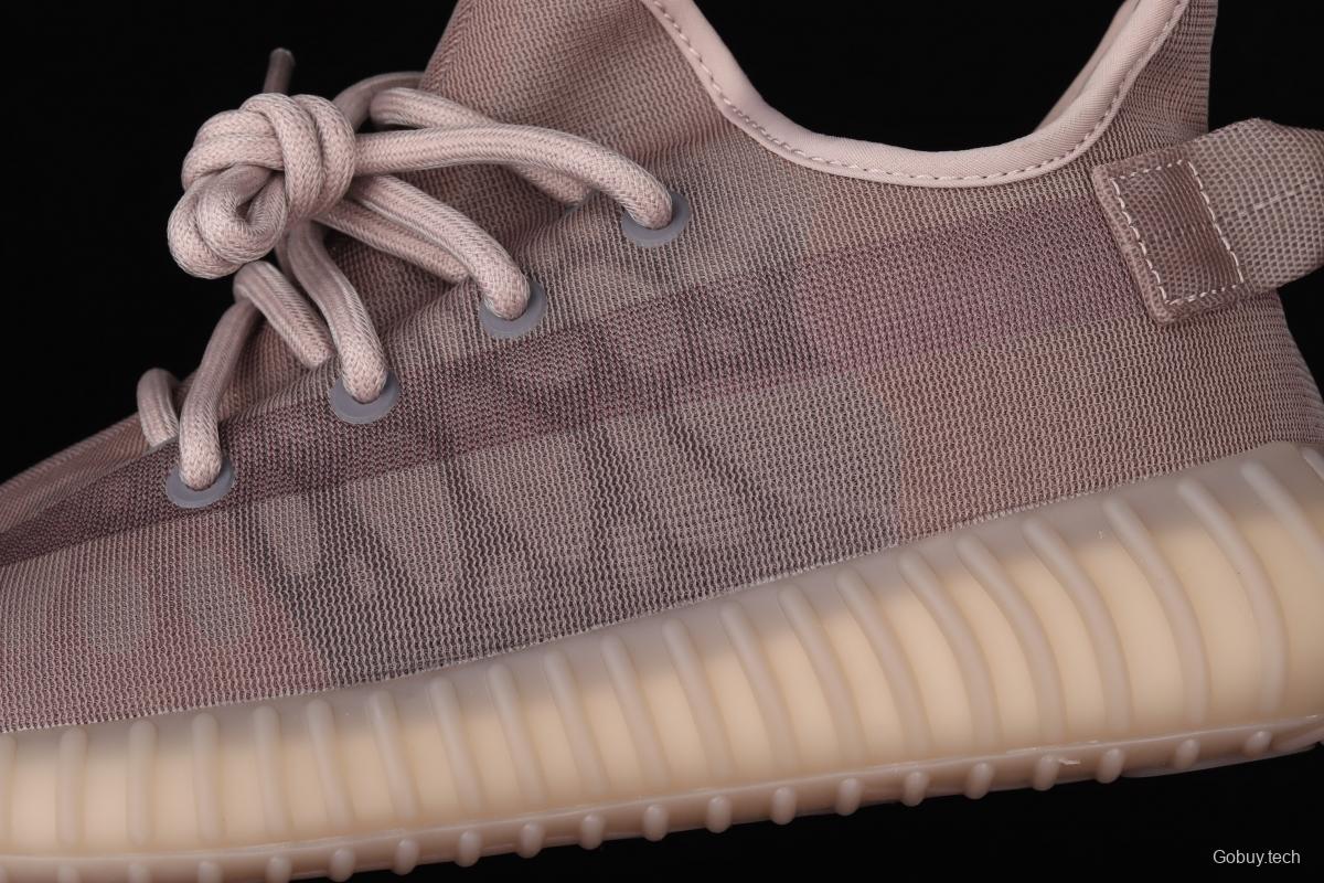 Adidas Yeezy Boost 350V2 Mono Mist GW2871 Darth Coconut 350 second generation ice filament series fog brown matching BASF popcorn