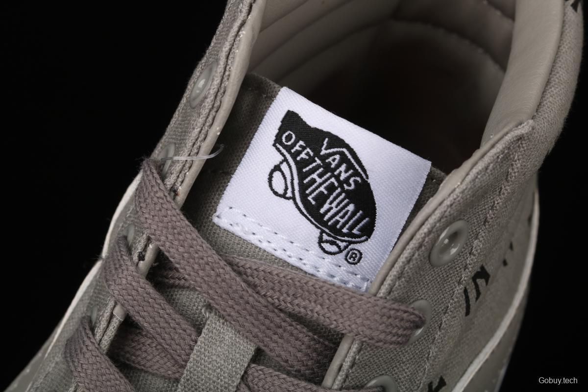 Vans Sk8-Hi Vlt Lx YaNIKEes Yankees co-branded high-top casual canvas shoes VN0A4CS5W43