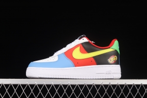 UNO x NIKE Force 1: 07 Low card games joint-name low-top casual board shoes DC8887-100