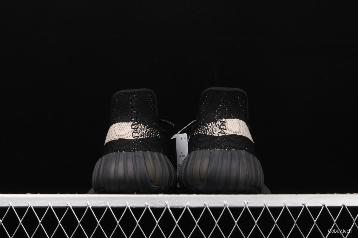 Adidas Yeezy 350V2 Real Boost Basf BY1604 Darth Coconut 350 second generation classic black and white color matching BASF Boost original