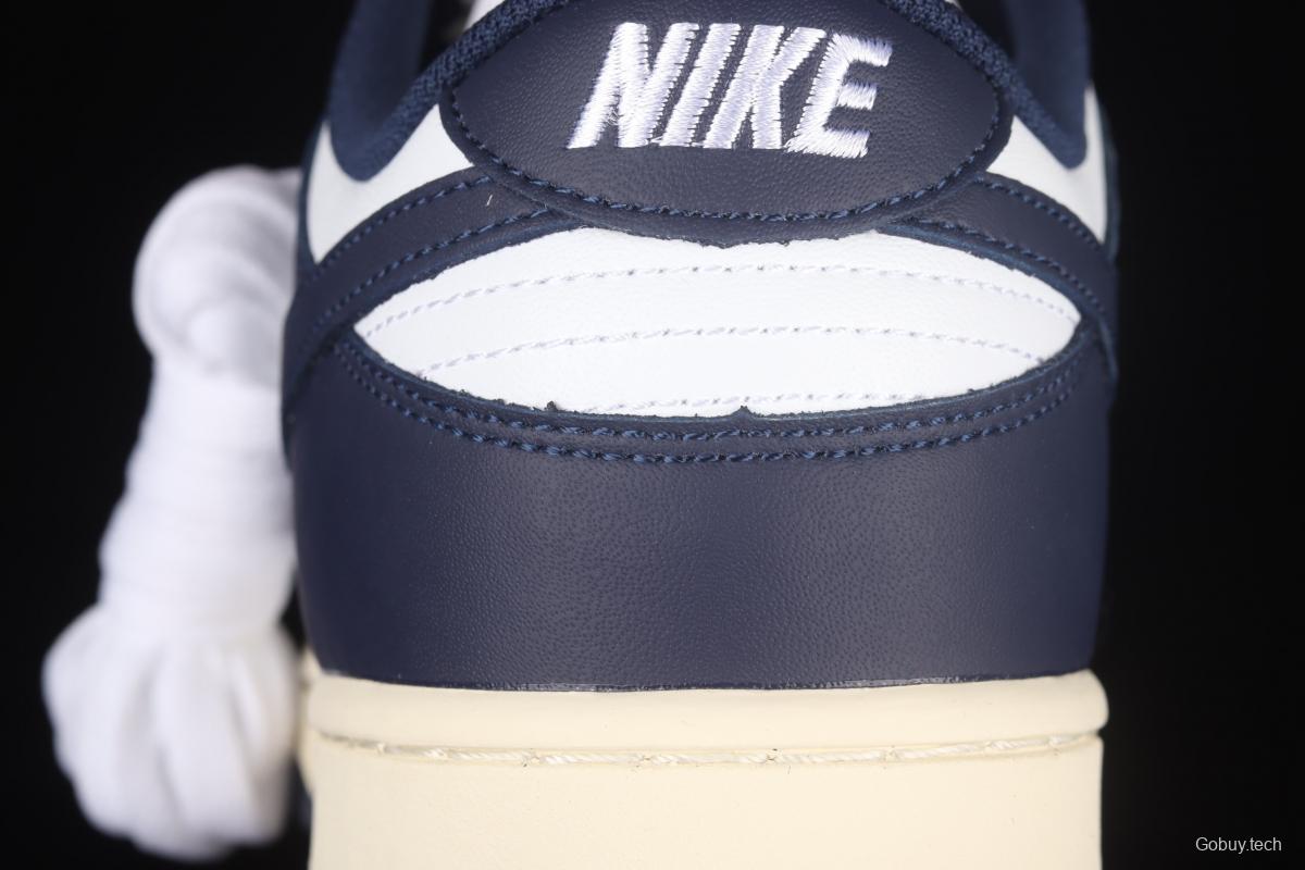 NIKE SB DUNK Low Navy Blue navy blue color SB buckle rebound fashion casual board shoes DD1503-115