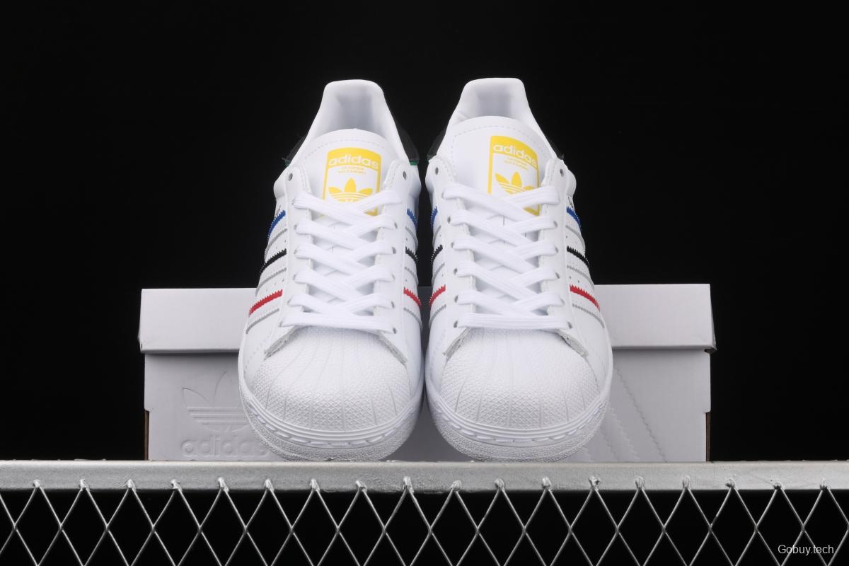 Adidas Superstar Star FY2325 shell head layer classic sports shoes