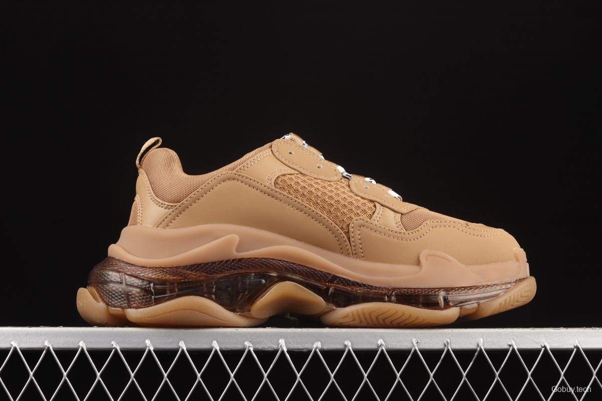 Balenciaga Triple S 3.0 full-combination nitrogen crystal outsole W2GA12706 for retro casual running shoes