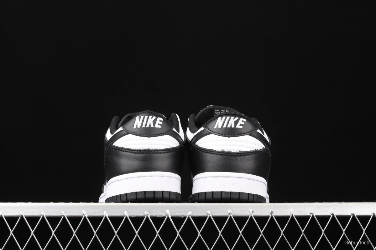 NIKE SB DUNK Low black and white panda head casual board shoes DD1391-100