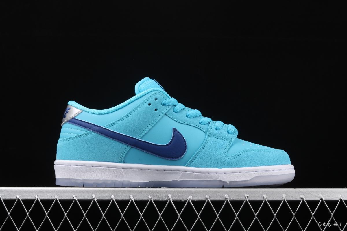 NIKE SB DUNK Low Pro sky blue wool-like low-top casual board shoes BQ6817-400