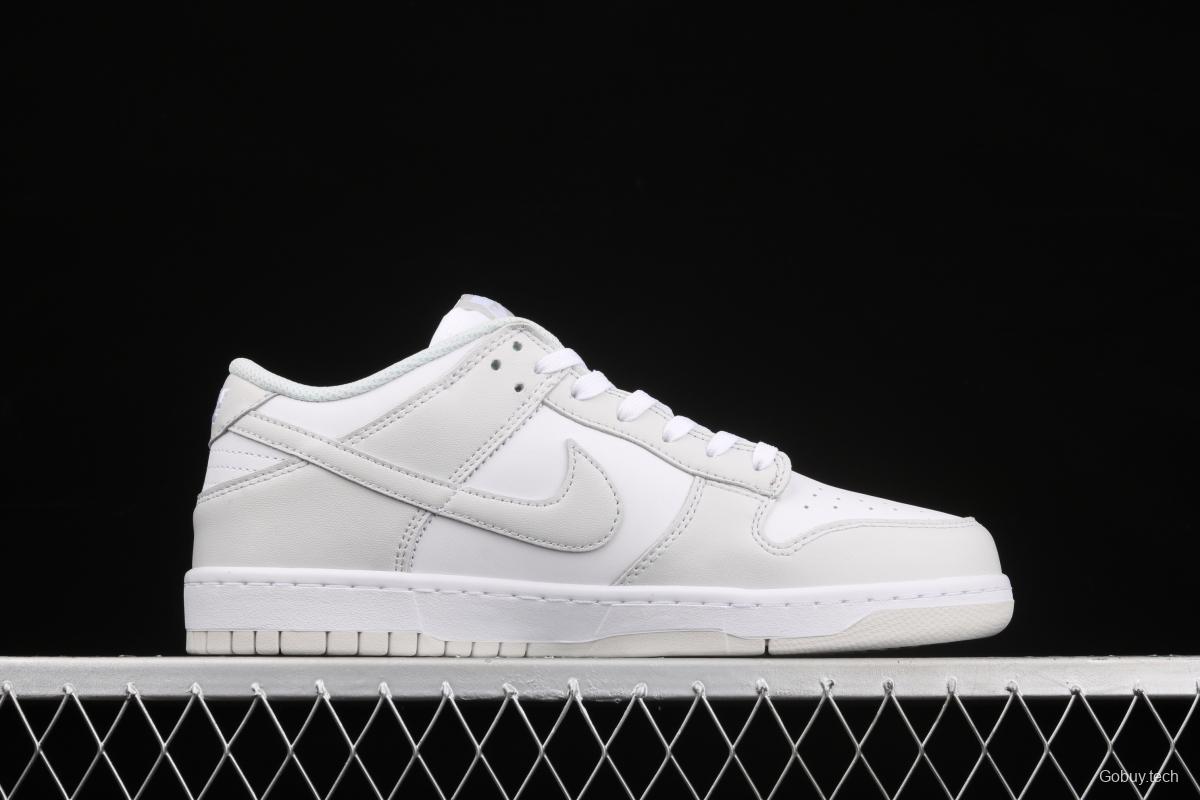 NIKE SB DUNK Low dunk series white light gray color matching low-side leisure sports skateboard shoes DD1503-103