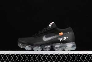 OFF-White x NIKE Vapor Max joint name steam air cushion jogging shoes AA3831-002