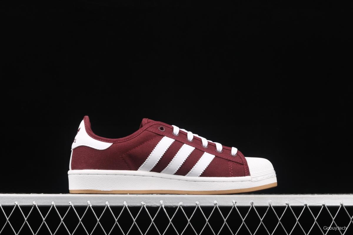 Adidas Originals Superstar S82573 shell head canvas breathable casual board shoes