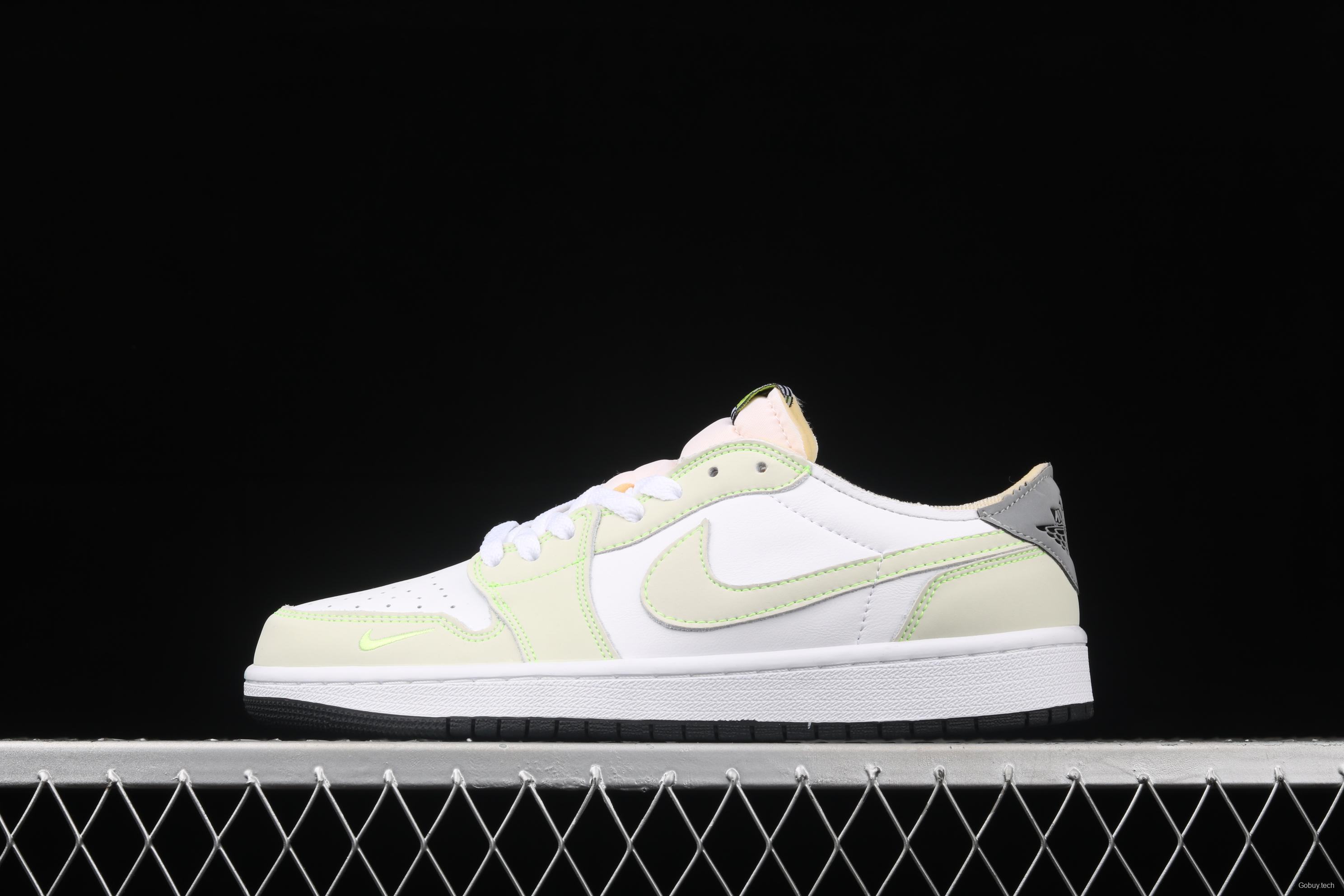 Air Jordan 1 Low OG apple green low top basketball shoes DM7837-103