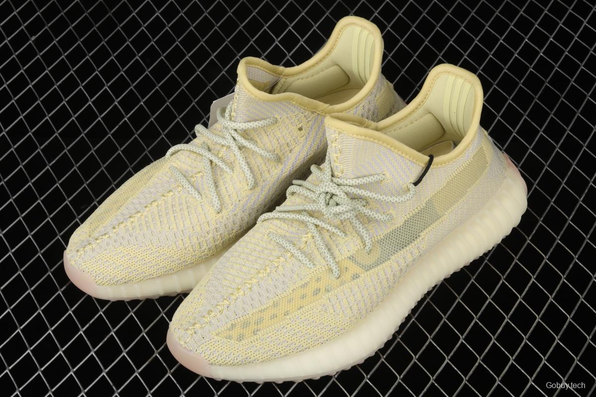 Adidas Yeezy 350 Boost V2 FV3250 Darth Coconut 350 second generation hollowed-out lemon yellow angel color BASF Boost original