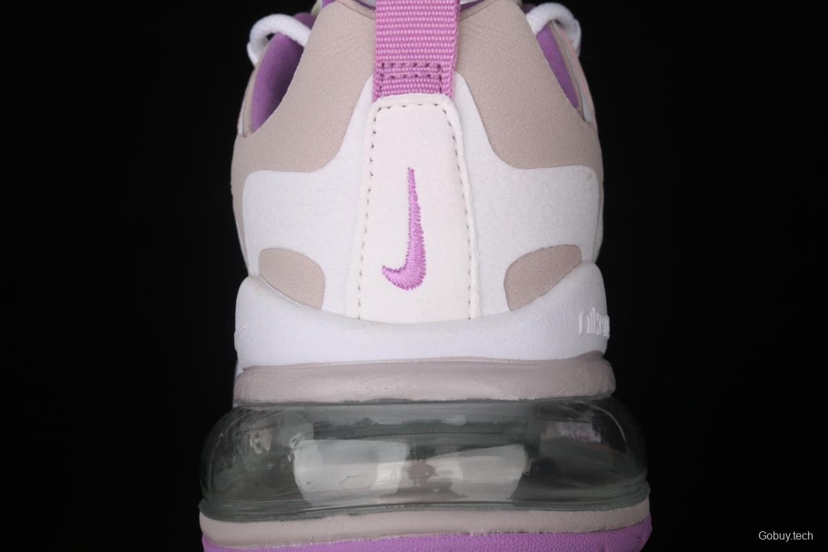 NIKE Air Max 270React new high-frequency mesh hollowing out function half-palm air cushion running shoes CZ1609-100
