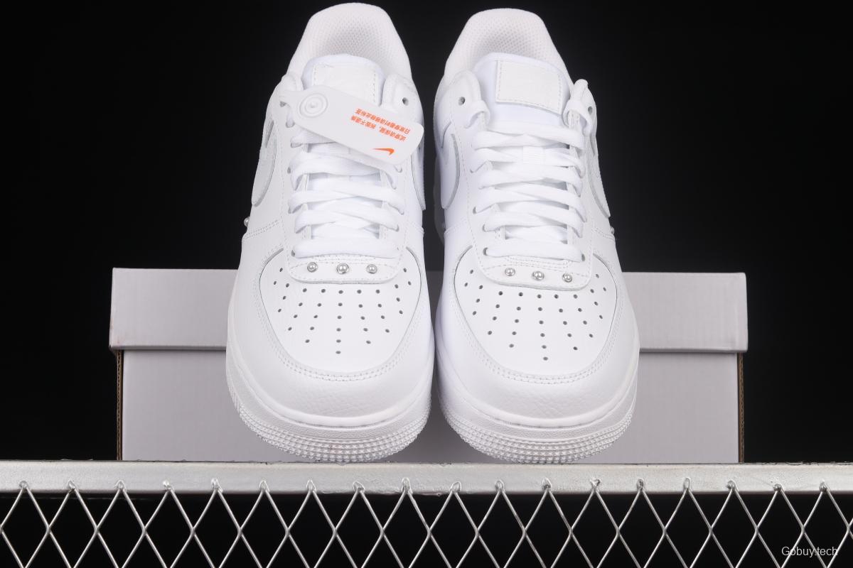 NIKE Air Force 1'07 Low Pearl White Low Casual Sneakers DQ0231-100