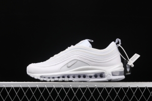 NIKE Air Max 973M reflective all-white bullet air cushion running shoes 921733-100