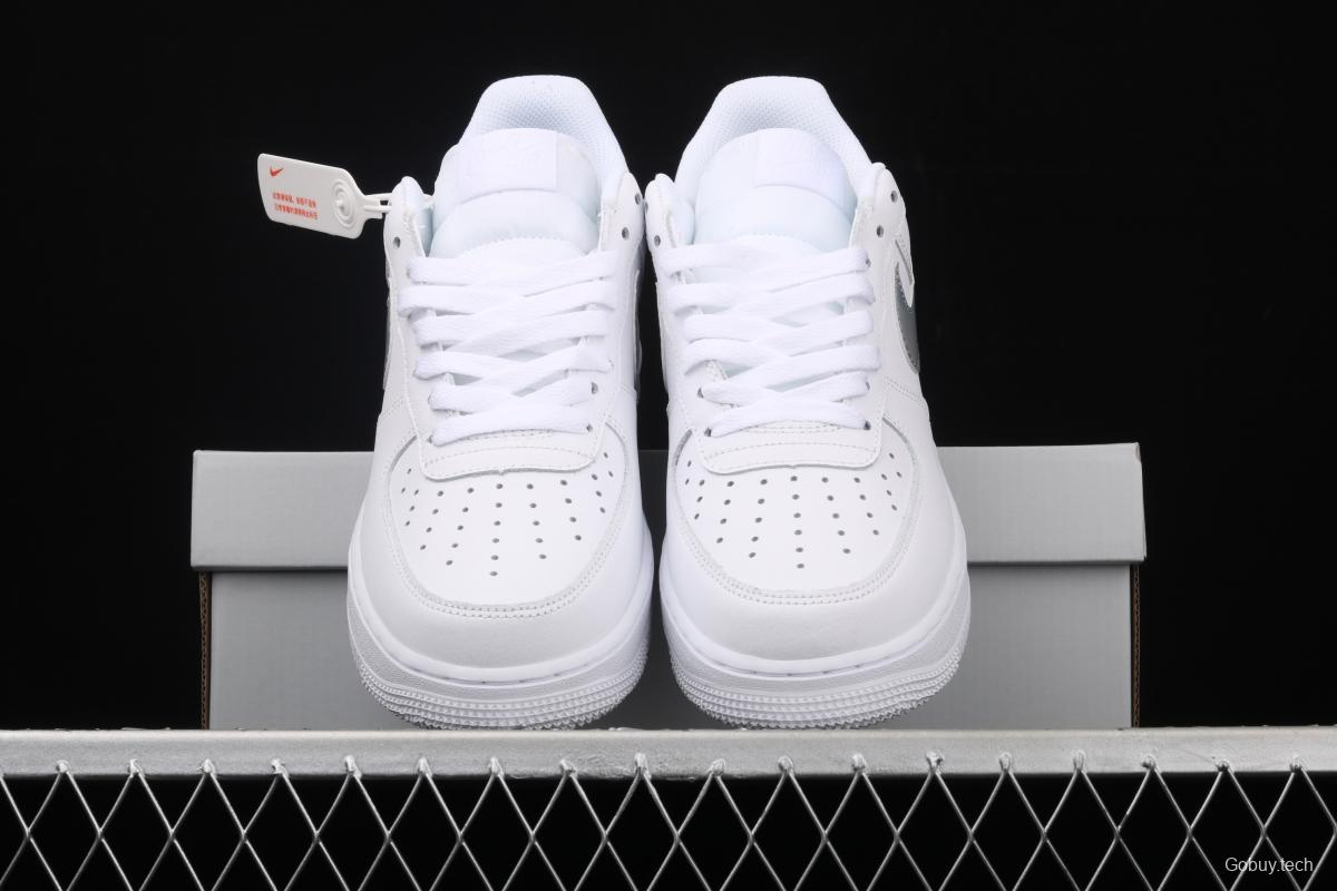 NIKE Air Force 1 Low GS white and blue dazzling haze laser low-top casual board shoes 314219-131