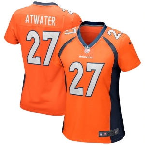 Women's Steve Atwater Orange Retired Player Limited Team Jersey