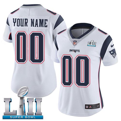 Women's White Custom Game Team Jersey