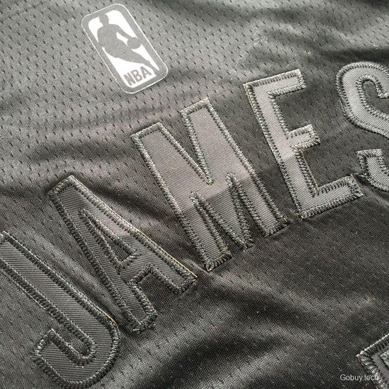 Men's LeBron James Gray Retro Classic Team Jersey