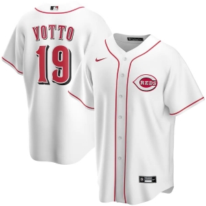 Youth Joey Votto White Home 2020 Player Team Jersey