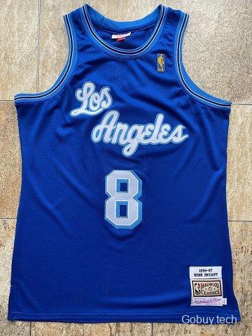 Men's Kobe Bryant Blue Retro Classic Team Jersey