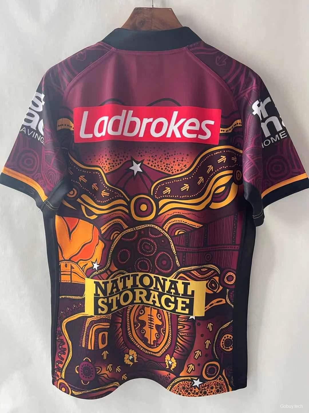 Brisbane Broncos 2021 Men's Indigenous Rugby Jersey