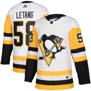 Women's Kris Letang White Away Player Team Jersey