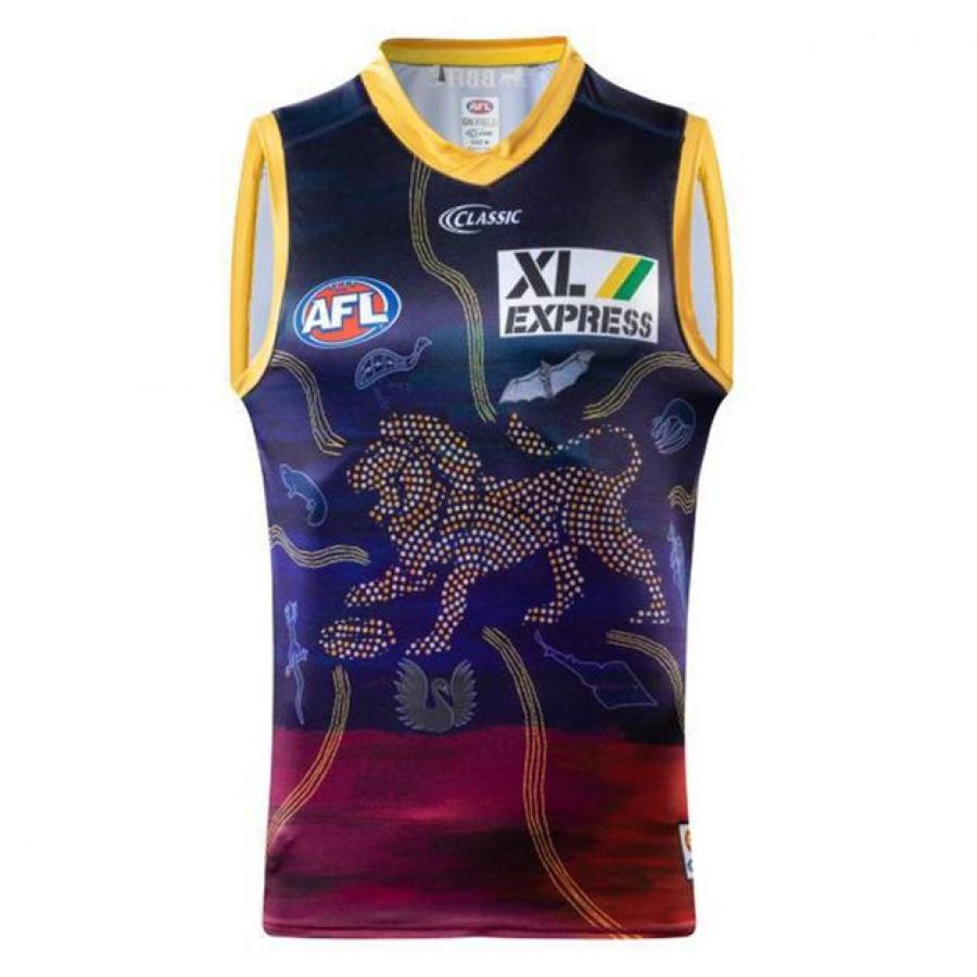 Brisbane Lions 2020 Men's Indigenous Football Guernsey