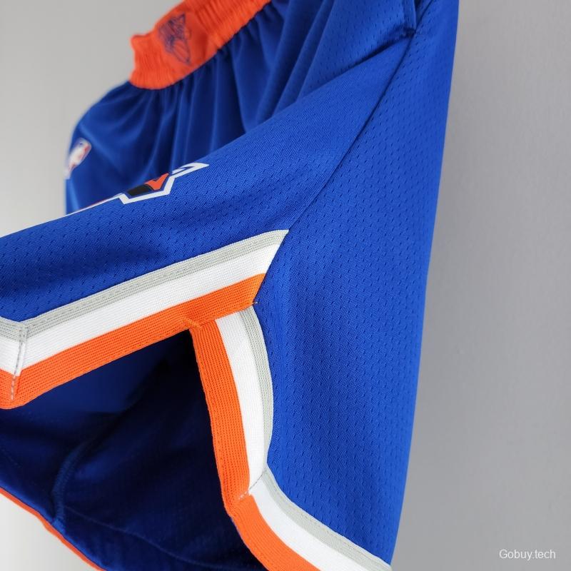 New York Knicks NBA Shorts Blue