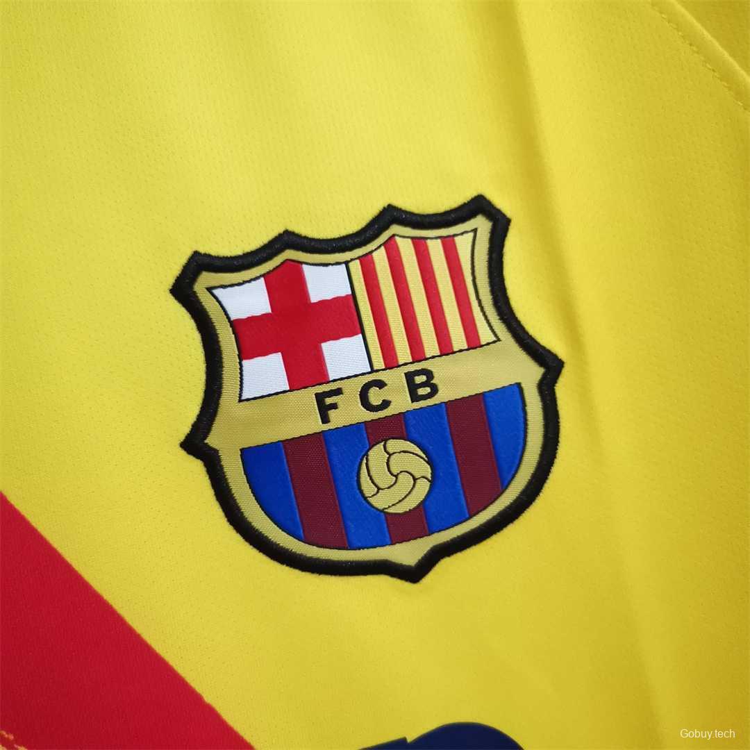 Retro 19/20 Barcelona Fourth Away Soccer Jersey