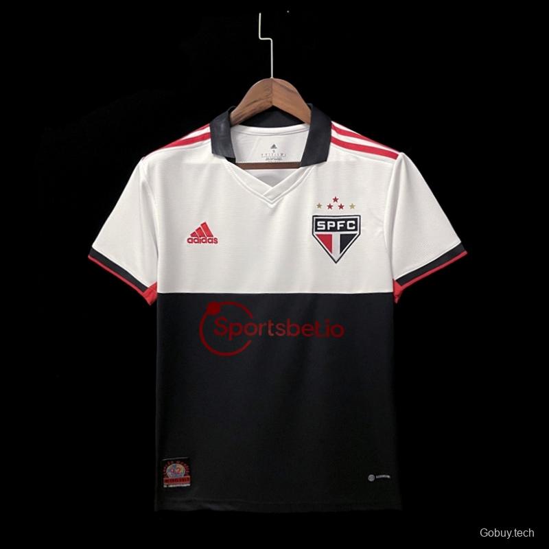 22/23 Sao Paulo Third + Full Sponsors Soccer Jersey