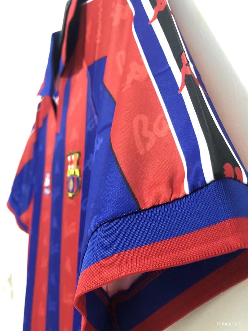 Retro 96/97 Barcelona Home Soccer Jersey