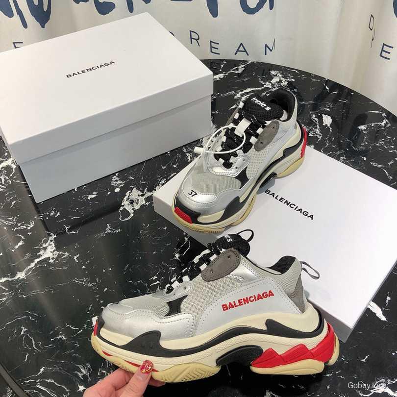 Men/Women Balenciaga Triple S Sneaker Grey/Black