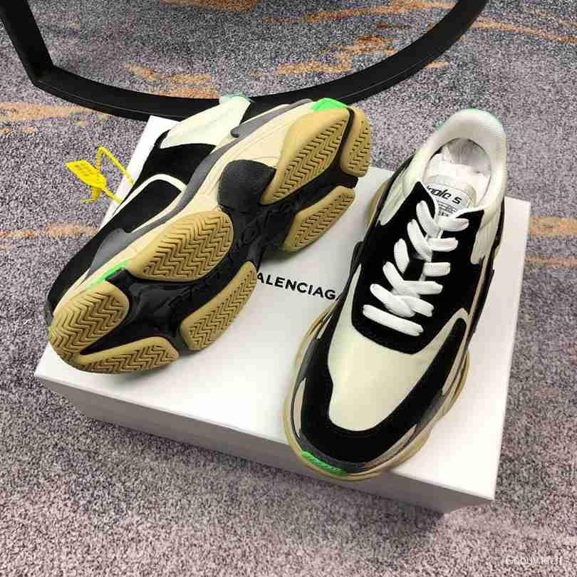 Men Balenciaga Triple-S 2 White/Black Sneaker