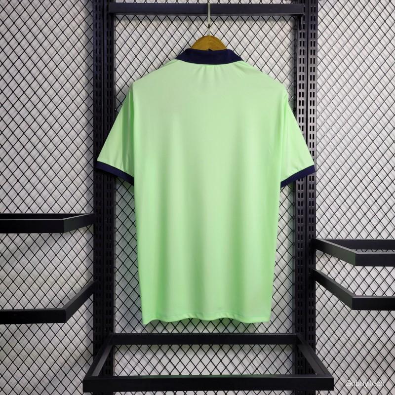 2023 Brazil Light Green POLO Jersey