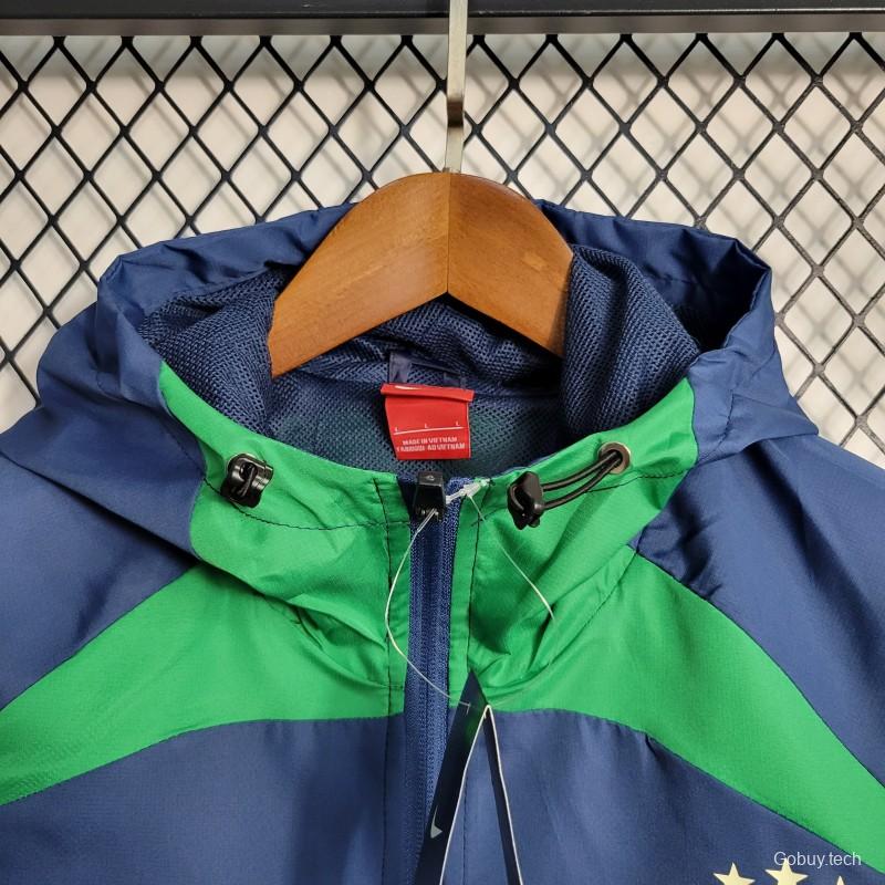 2023 Brazil Royal Blue Windbreaker