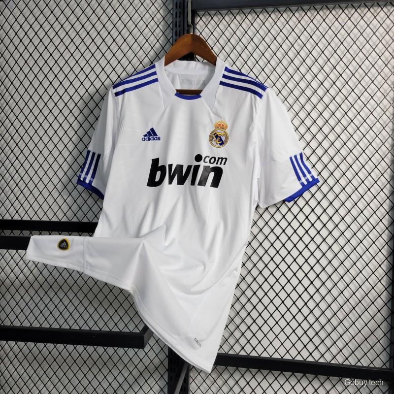 Retro 10-11 Real Madrid Home Jersey