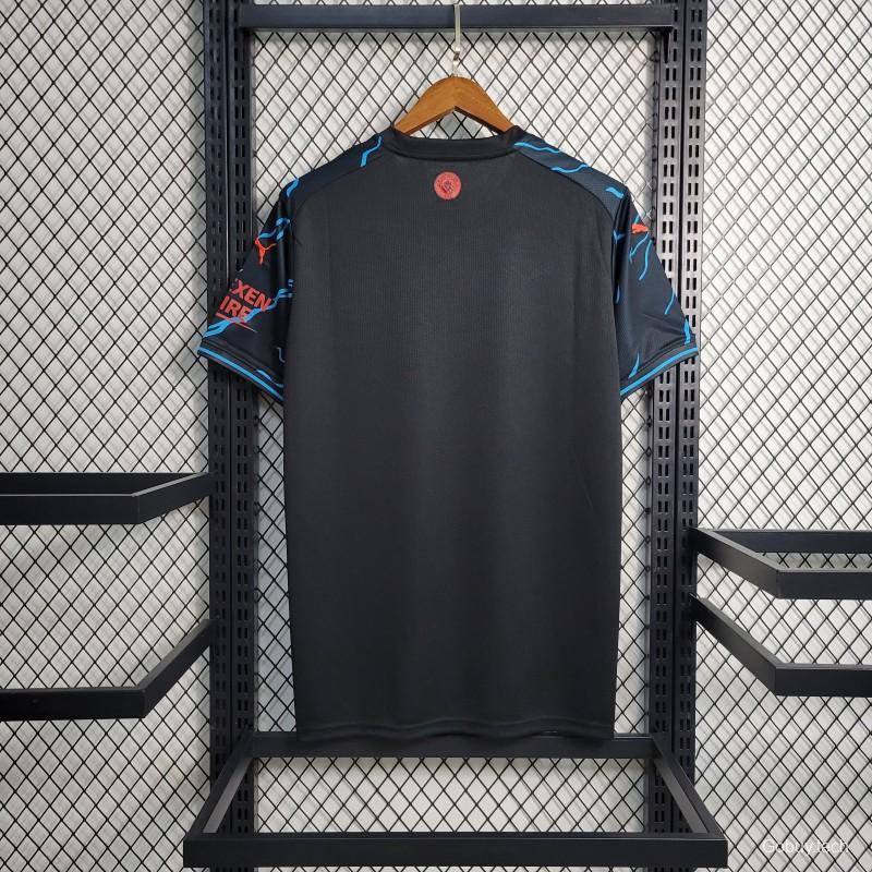 23-24 Manchester City Training Black Jersey