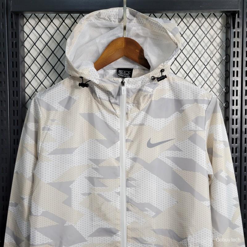 2023 Nike White Windbreaker