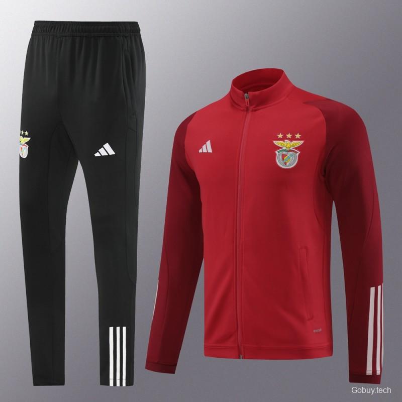23/24 Benfica Red Full Zipper Jacket+Pants