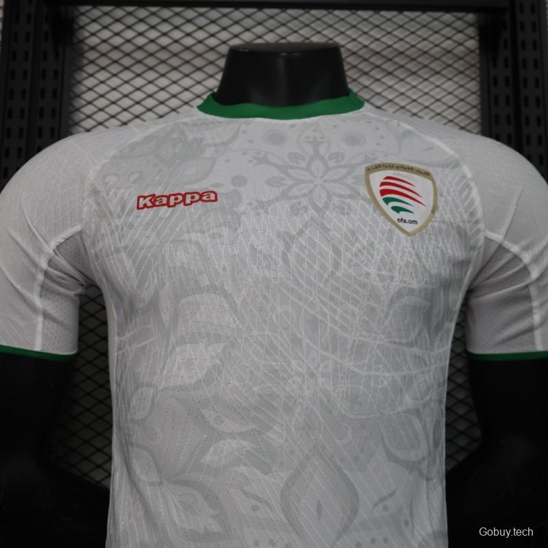 Player Version 2024 Oman Away White Jersey