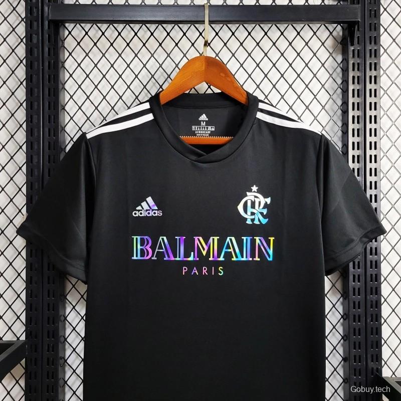 24/25 Flamengo x Balmain  Black Training Jersey