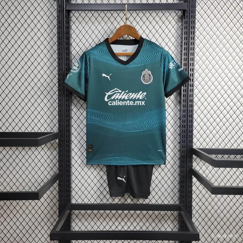 23/24 Kids Chivas Guadalajara Green Jersey